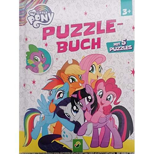 Hasbro - GEBRAUCHT My little Pony Puzzlebuch mit 5 Puzzles - Preis vom 09.11.2023 06:09:21 h