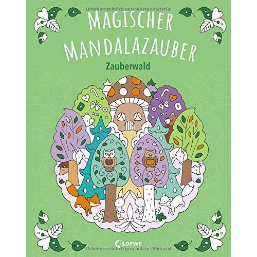 Loewe Malbücher – GEBRAUCHT Magischer Mandalazauber – Zauberwald: Ausmalbuch für Mädchen und Jungs ab 5 Jahre – Preis vom 26.11.2023 06:02:49 h