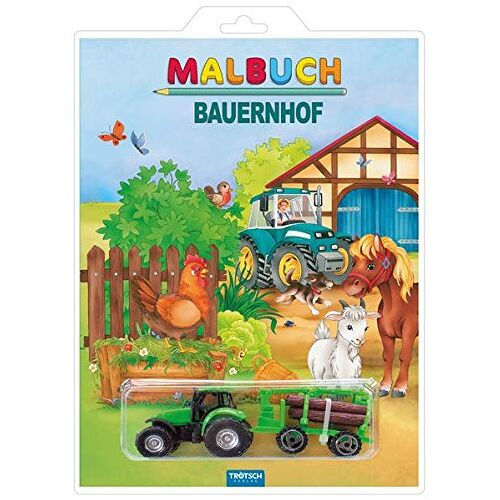 Trötsch Verlag GmbH & Co. KG - GEBRAUCHT Malbuch Bauernhof: mit 2 Spielzeugen (Malbücher mit ..., Band 1) - Preis vom 28.03.2024 06:04:05 h