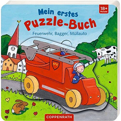 Gebraucht:  - Mein erstes Puzzle-Buch: Feuerwehr, Bagger, Müllauto - Preis vom 12.07.2022 04:31:50 h