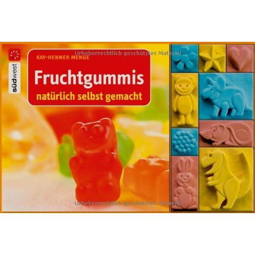 Kay-Henner Menge – GEBRAUCHT Fruchtgummis natürlich selbst gemacht-Set: Buch mit Förmchen – Preis vom 08.01.2024 05:55:10 h