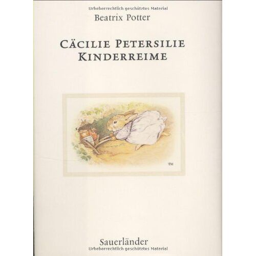 Beatrix Potter – GEBRAUCHT Cäcilie Petersilie. Kinderreime – Preis vom 04.01.2024 05:57:39 h