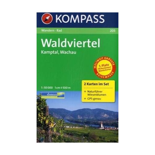 Kompass-Karten – GEBRAUCHT Waldviertel, Kamptal, Wachau 1 : 50 000: Wandern/Rad. 2-teiliges Set mit Naturführer. GPS-genau – Preis vom 04.01.2024 05:57:39 h