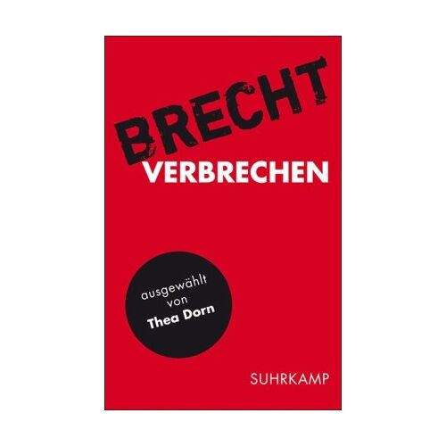 Bertolt Brecht – GEBRAUCHT Verbrechen (suhrkamp taschenbuch) – Preis vom 08.01.2024 05:55:10 h