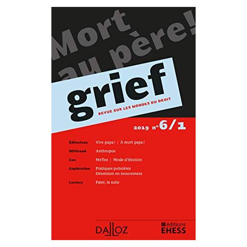 Cayla/Kiesow - GEBRAUCHT Grief. Revue Sur les Mondes du Droit 2019 N 1 - Preis vom 19.04.2024 05:01:45 h