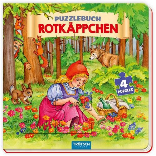 Trötsch Verlag GmbH & Co. KG - GEBRAUCHT Trötsch Pappenbuch Puzzlebuch Rotkäppchen: Beschäftigungsbuch Entdeckerbuch Puzzlebuch - Preis vom 28.03.2024 06:04:05 h