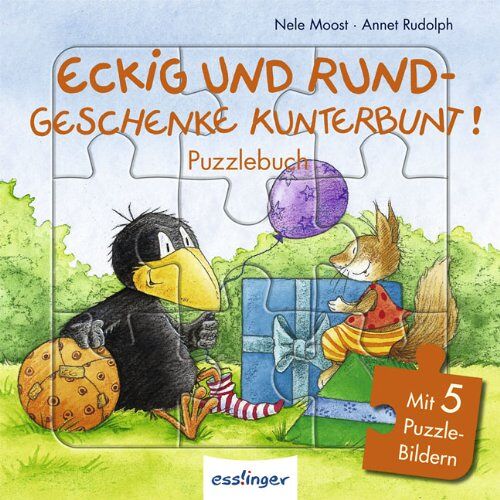 Gebraucht: Nele Moost - Eckig und rund – Geschenke kunterbunt! Puzzlebuch: Mit 5 Puzzle-Bildern - Preis vom 12.07.2022 04:31:50 h