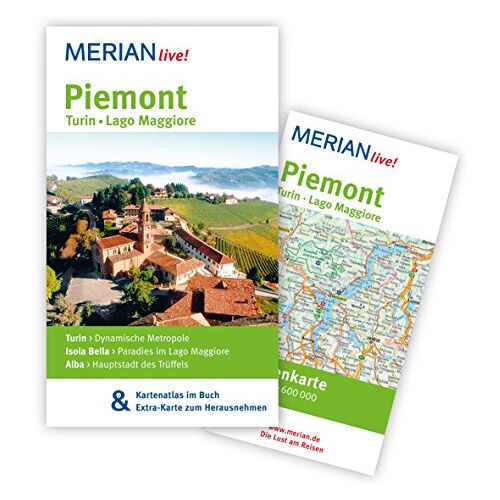 Jenny Schuckardt – GEBRAUCHT Piemont Turin Lago Maggiore: MERIAN live! – Mit Kartenatlas im Buch und Extra-Karte zum Herausnehmen – Preis vom 04.01.2024 05:57:39 h