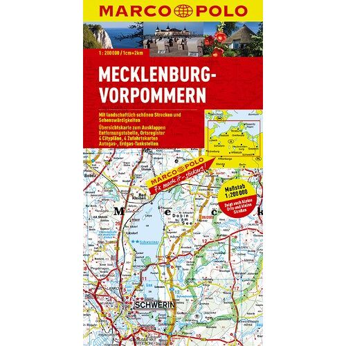 - GEBRAUCHT MARCO POLO Karte Mecklenburg-Vorpommern 1:200.000 - Preis vom 30.11.2023 06:04:54 h