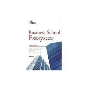Princeton Review - GEBRAUCHT Business School Essays That Made a Difference, 2nd Edition (Graduate School Admissions Guides) - Preis vom 06.09.2023 05:03:33 h