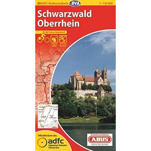 Allgemeiner Deutscher Fahrrad-Club e.V. (ADFC) - GEBRAUCHT ADFC-Radtourenkarte 24 Schwarzwald Oberrhein 1:150.000, reiß- und wetterfest, GPS-Tracks Download und Online-Begleitheft (ADFC-Radtourenkarte 1:150000) - Preis vom 09.05.2024 04:53:29 h