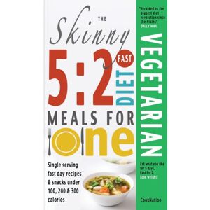 CookNation - GEBRAUCHT The Skinny 5:2 Fast Diet Vegetarian Meals For One: Single Serving Fast Day Recipes & Snacks Under 100, 200 & 300 Calories - Preis vom 28.04.2024 04:54:08 h