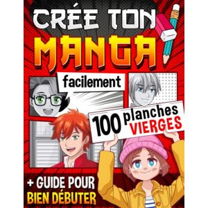 Akiko Ayame - GEBRAUCHT Crée Ton Manga Facilement: 100 planches vierges + 1 guide et des fiches à remplir pour créer pas à pas ton manga comme un pro ! Idée cadeau pour ados créatifs - Preis vom 28.04.2024 04:54:08 h