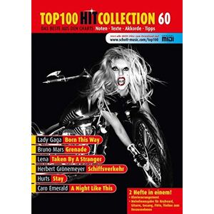 Uwe Bye - GEBRAUCHT Top 100 Hit Collection 60: 6 Chart-Hits: Born This Way - Grenade - Taken By A Stranger - Schiffsverkehr - Stay - A Night Like This. Noten für Klavier und Keyboard.. Band 60. Klavier / Keyboard. - Preis vom 30.04.2024 04:54:15 h