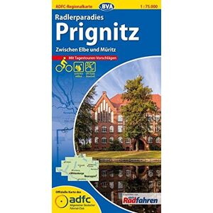 Allgemeiner Deutscher Fahrrad-Club e.V. (ADFC) - GEBRAUCHT ADFC-Regionalkarte Radlerparadies Prignitz mit Tagestouren-Vorschlägen, 1:75.000, reiß- und wetterfest, GPS-Tracks Download: Zwischen Elbe und Müritz (ADFC-Regionalkarte 1:75000) - Preis vom 09.05