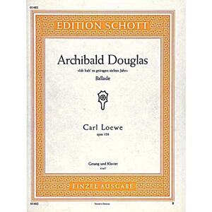 Lothar Lechner - GEBRAUCHT Archibald Douglas: Ich hab es getragen sieben Jahr. op. 128. tiefe Singstimme und Klavier. (Edition Schott Einzelausgabe) - Preis vom 04.05.2024 04:57:19 h