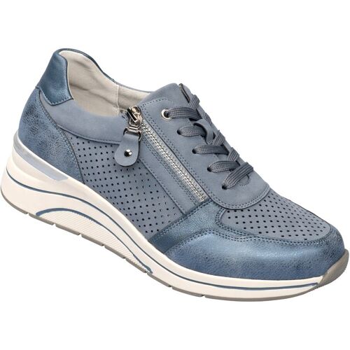 wonderwalk Leder-Keilsneaker „Sandra“ 40 blau