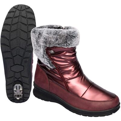 wonderwalk Winterstiefel mit Spikes "Karla" 42 rot wonderwalk Winterstiefel mit Spikes "Karla" 42 rot