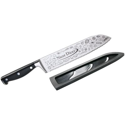 Nicer Dicer Santoku-Messer-Set, 2-teilig schwarz Nicer Dicer Santoku-Messer-Set, 2-teilig schwarz