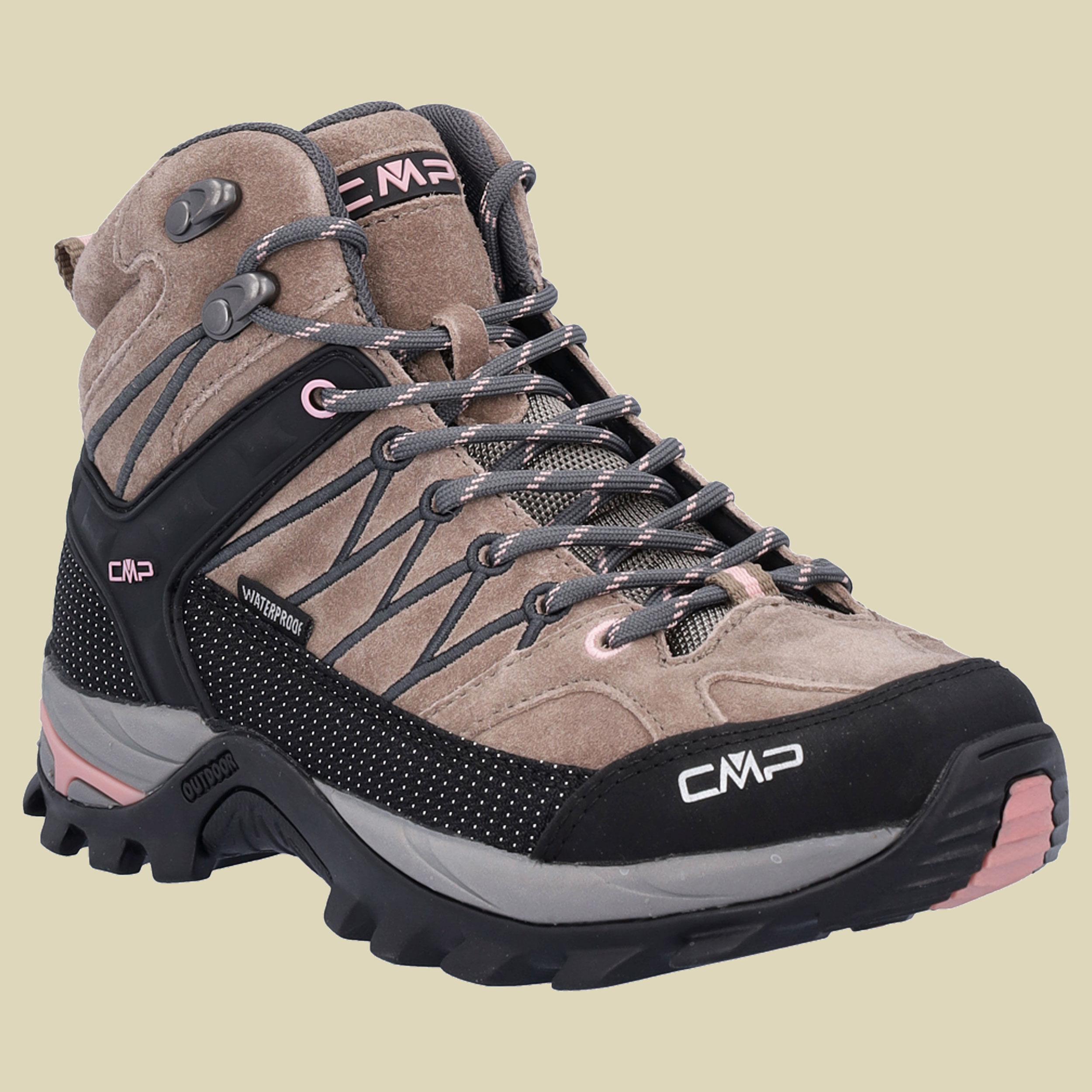 CMP Rigel Mid WMN Trekking Shoes WP Women Größe 40 Farbe P430 cenere