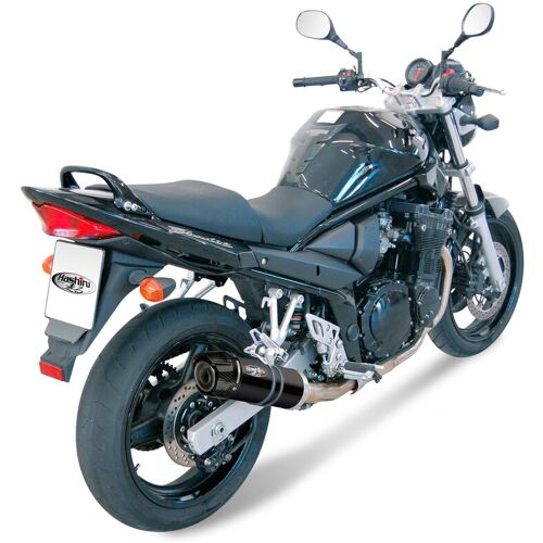 Hashiru Auspuff ST06 schwarz/carbon für GSF 650 Bandit /S 2005-2006