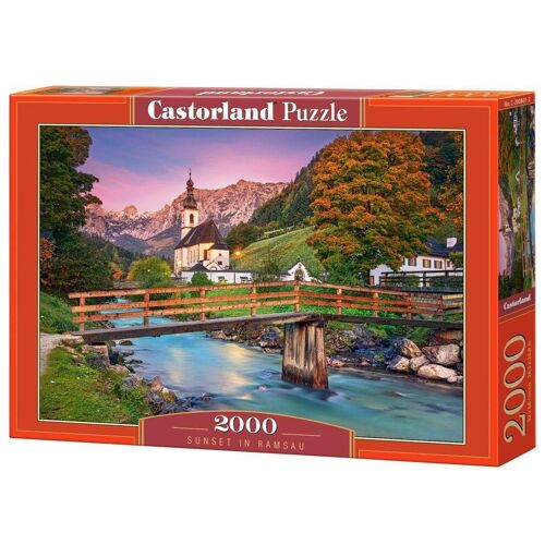 Castorland Sunset in Ramsau - Puzzle - 2000 Teile