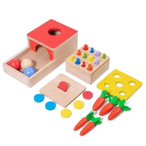 Holz Sortierspiel 4 in 1 Divit HS1 Montessori Lernspielzeug