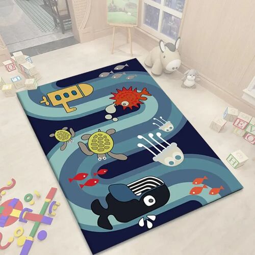 Kinder Spielteppich Unterwasserwelt Divit SP4 Spielmatte 120 x 80 cm