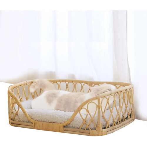 Katzenkorb Rattan Divit KK8 Katzenbett aus Rattan