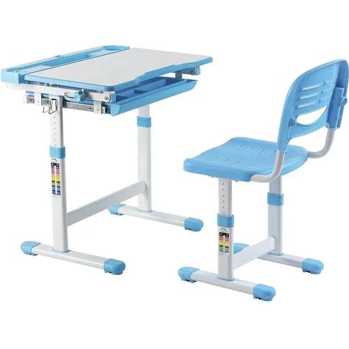 Divit Kinder Schreibtisch KS1 Schreibtisch Set blau DPL2