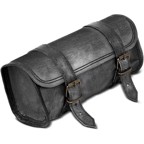 Craftride Motorrad Leder Werkzeugrolle für Chopper Retro Werkzeugtasche Craftride LR3 schwarz