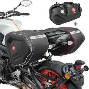 Set Satteltaschen + Hecktasche kompatibel mit Triumph Bonneville T120 / T100 Bagtecs RF1-X60