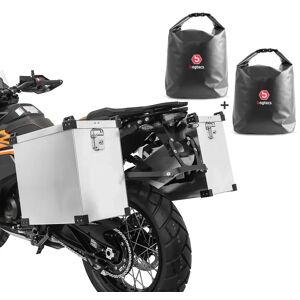 Set Alukoffer + Innentaschen kompatibel mit BMW R 100 GS / PD Bagtecs Namib 35-40L