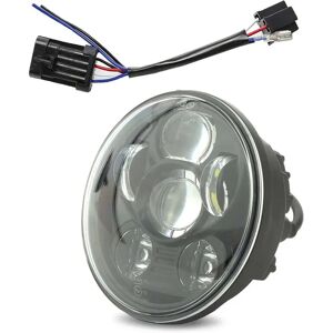 Hauptscheinwerfer LED 5,75 Zoll mit Adapter passend für Harley Davidson Ultra Limited Low 15-19 Craftride schwarz