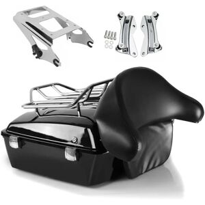 Top Case Chopped passend für Harley Davidson Electra Glide Ultra Classic 09-13 mit Docking Rack Gepäck-Grill Craftride