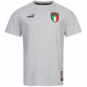 Italien FIGC PUMA FtblCulture Herren T-Shirt 767134-16 S grau Herren