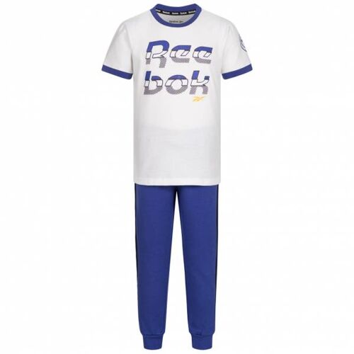 Reebok Kleinkinder Set T-Shirt mit Hose EY5149 116 weiss/blau Kleinkinder