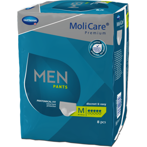 Molicare Premium Men Pants 5 Tropfen/ Gr. Medium- Karton 4x8 Stück