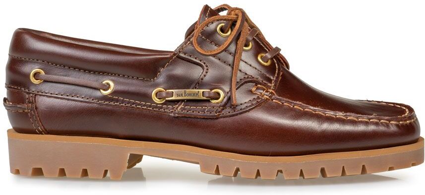 Floris van Bommel Boat Shoe 01.20, Handgefertigt  Rotbraun male