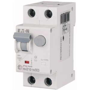 Eaton Fehlerstrom-Schutzschalter - 16A, 6kA, Typ AC, B-Kurve Eaton Fehlerstrom-Schutzschalter - 16A, 6kA, Typ AC, B-Kurve