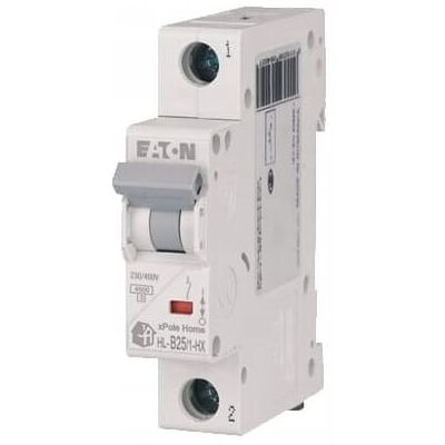 EATON Leitungsschutzschalter 25A 1P 6kA - Überstromschutz EATON Leitungsschutzschalter 25A 1P 6kA - Überstromschutz