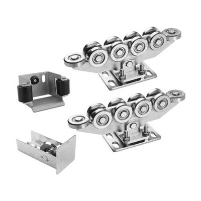 PSG Laufwagen-Paket 80 (10-rollig) + Zubehör KIT für freitragende Schiebetore PSG Laufwagen-Paket 80 (10-rollig) + Zubehör KIT für freitragende Schiebetore
