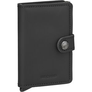 Secrid Miniwallet Matte  in Schwarz (0.1 Liter), Geldbörse