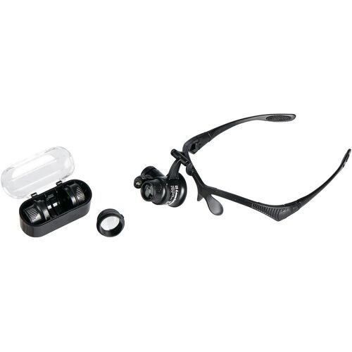 Walzvital LED-Lupenbrille "Monokel" schwarz