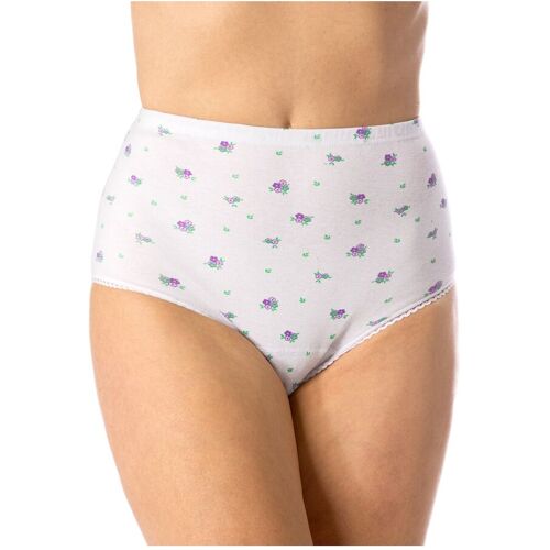 Walzvital Inkontinenzslip Damen "Blumen" weiss 2XL