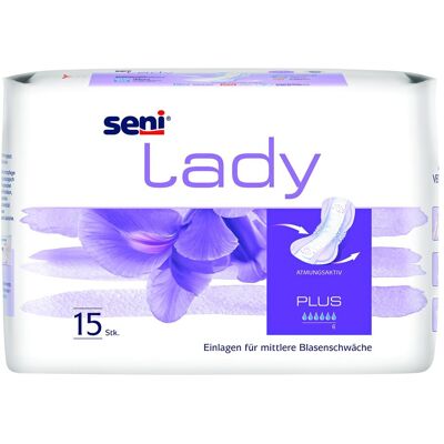 TZMO Deutschland GmbH Seni Lady Inkontinenzeinlage plus - 15 St TZMO Deutschland GmbH Seni Lady Inkontinenzeinlage plus - 15 St