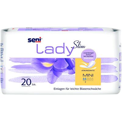 SENI Frauen-Einlage "Mini", leicht, 20 Stück weiss SENI Frauen-Einlage "Mini", leicht, 20 Stück weiss