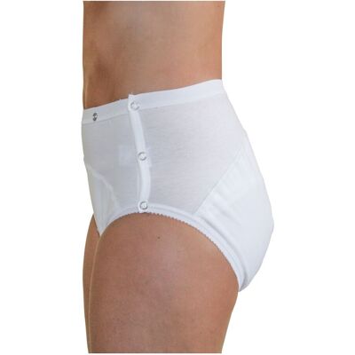 Hydas Schutzhose unisex, knöpfbar weiss 1 Hydas Schutzhose unisex, knöpfbar weiss 1