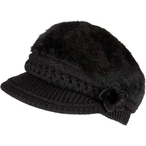 wedolina Kuschel-City-Mütze schwarz