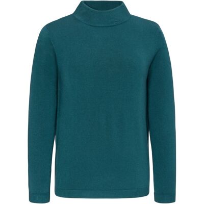 wedolina Stehbund-Pullover „Cashmerelike“ tuerkis L Damen wedolina Stehbund-Pullover „Cashmerelike“ tuerkis L Damen